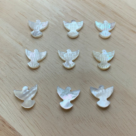 New Arrival Hot Selling Fashion Diy Jewelry Shell White Peace Bird Loose Beads