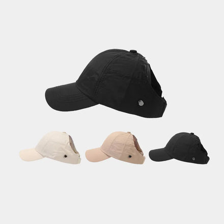 Spring Summer Outdoor Women Sports Breathable Ponytail Caps Sun Shade Quick Drying Sunscreen Men Baseball Cap