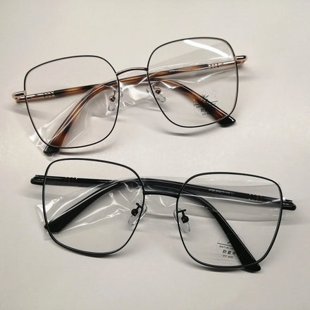 Wholesale Metal Spectacles Eyeglasses Frames Computer Glasses Anti Blue Light Blocking Glasses Women Men