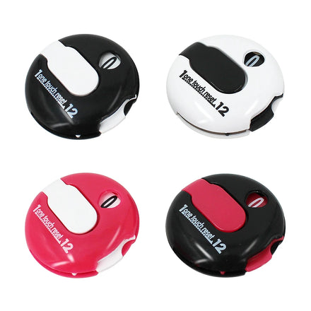 Portable Golf Stroke Counter with Easy Reset up to 12 Strokes Score Keeper Hat Clip Ball Marker Gloves with Scorecard Holder