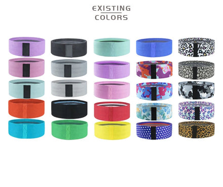 Finny Fitness Resistance Bands Yoga Stretch Band Pull Waist Smart Straps Hip Circle Set Anti-Slip High Elasticity Durable 30lb