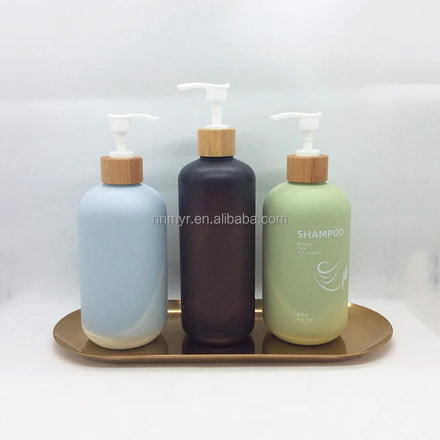 Spot Pet White Foam Bottle 300ml Hand Sanitizer Bottle Bath Gel Foaming Bottle 500ml Subpackage Free Shipping Label