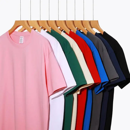 Blank Printing Men T Shirt Unisex Plain Casual Men's T-shirts Wholesale Custom Your Brand Logo 100% Cotton Printed T-shirts
