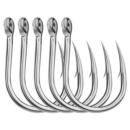 Topline Saltwater Fishing Hook SJ43 JIGGING HOOK 1/0#-13/0# Stainless Steel Fishhook Ocean Bait Jig Hook