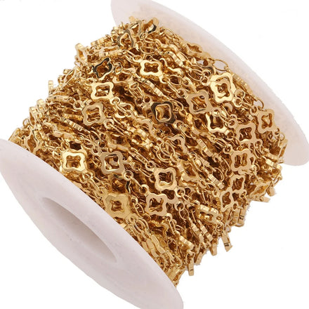 Tarnish Free Clover Heart Shape Stainless Steel Chain for Chain Necklace & Bracelet Making