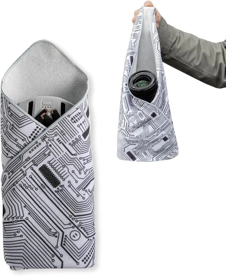 Custom Wrap Magic Self-Adhesive Cloth Protective Camera Wrapper Washable Cloth Compatible with Camera Lens Laptop Smartphone