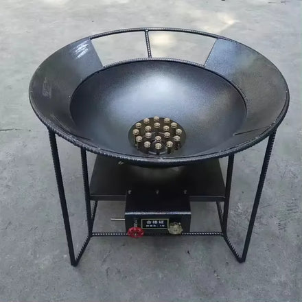 Lyroe Large Lpg Gas Burner Cooktops 18-head Stove High Pressure Stove for Cooking