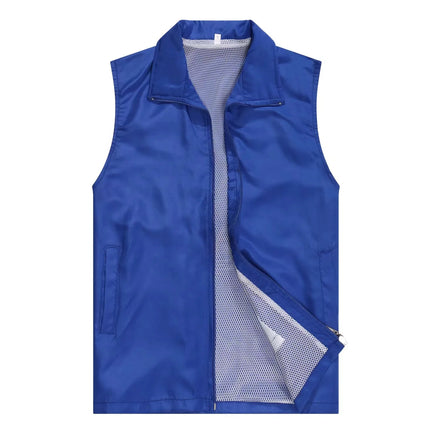 Double-layer Volunteer Waistcoat Thin Super Soft Waistcoat Printed logo Embroidery Volunteer Waistcoat Wholesale