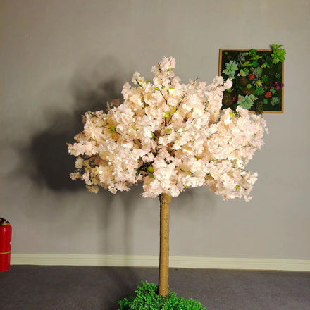 JCF077 Wholesale Wedding Table Artificial Cherry Tree Living Room Decoration Props Removable Small Peach Tree