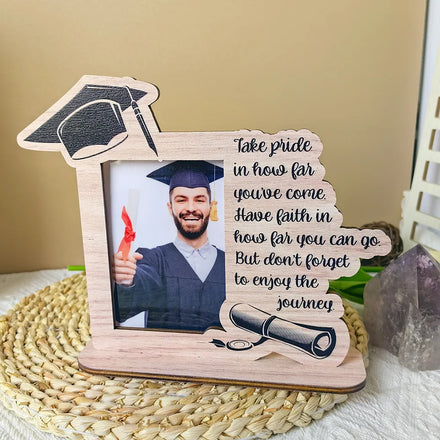 CLBX 2024 Season Wooden Photo Frame Polished Pine for Home & Desktop Decoration Graduation 3D Photo Frame Product