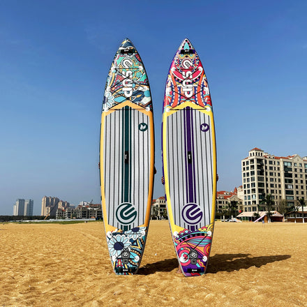 ESUP Drop Stitch Inflatable Touring SUP Board for Adults-Portable Wave Surfing Paddleboard with OEM Customized Design