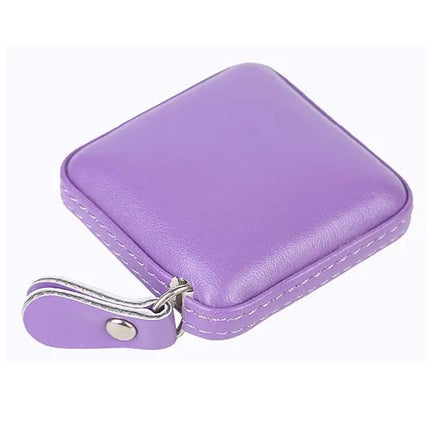 Wholesale Custom Mini PU Leather Tape Measure Keychain Portable Retractable Roll Tapeline Measuring Tool Inch Flexible Rule
