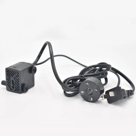 Micro Water Fountain Pump with LED Lights Low Pressure OEM Customizable 2.5W Craftwork Decoration H-max 0.35m