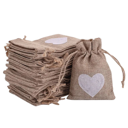 Hot Sale Eco Friendly 8*10cm Natural Linen Drawstring Nuts Pouch Jute Burlap Groceries Bag