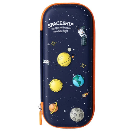 Deli 67093A Students Printed Pattern Large Capacity Pencil Pouch Portable Multi-purpose Stationery Bag 96pcs Per Carton Set