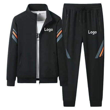 Spring and Autumn Leisure Sports Suit Men's Advanced Sense Cardigan Stand Collar Men's Suit Hoodie Casual Youth Loose