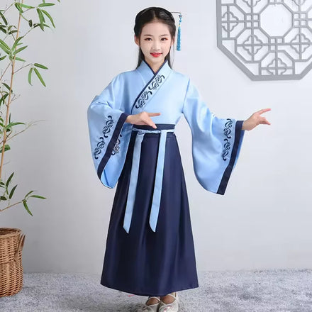 Chinese Style Stage Clothing Chinese Classics/three Characters Performance Costume Children's Costume Hanfu