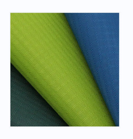 IN STOCK 210D Nylon 0.3*0.4 Ripstop Oxford Fabric Plaid Fabric with PU Coating and Waterproof
