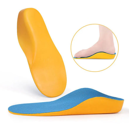 Hot Selling PU Material Children's Shoe Insoles High Arch Support Insole for Babies