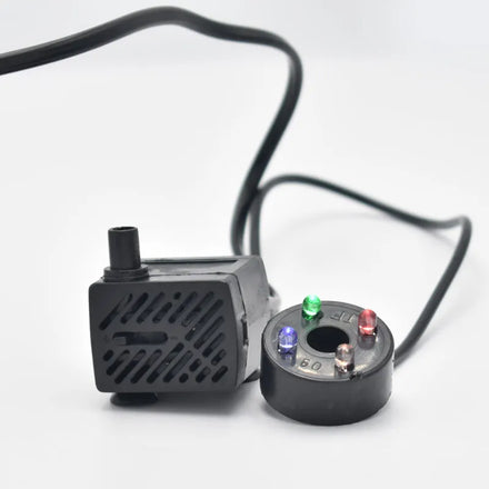 Hot Sale Australia Plug Four LED Light 3W Plastic Eco-Friendly Custom Made Side Suction Waterfall Fountain Rockery Water Pump