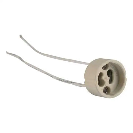 GU10/GZ10 Without Cable Light Bulb Socket Bulb Holder Ceramic Lamp Holder Indoor Home Living Room Blub With Silicon Cable