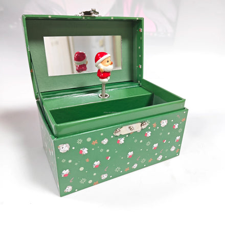 Hot Christmas Gift Hand Crank Christmas Gift Musical Box New Year Gift Music Boxis
