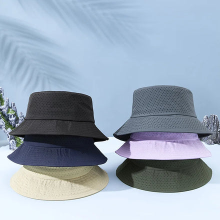 2026 Unique Sunscreen Fisherman Hat UV-proof Breathable Unisex Outdoor Fishing Basin Bucket Hat