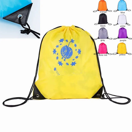 Drawstring Waterproof External Frame Backpack Customized Polyester Eco-friendly Nylon Non Woven Marathon Basketball Bag Unisex