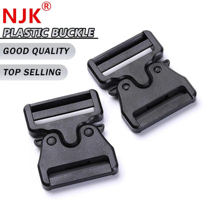 Good Quality Black Durable Waterproof Side Release Adjustable Plastic Buckle for Bags Accessories
