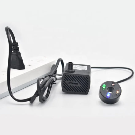 Hot Selling High Efficient Multi-functional 2.5W Plastic LED Lights Mini Submersible Eco-Friendly Water Pump for Aquaponics Pond