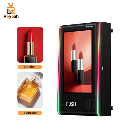 Table Top Mini Makeup Vending Machine 32 Inch Touch Screen Hotel Room Hair Lash Coin Operated Vending Machine with Card Reader