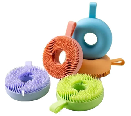Silicone Facial Cleansing Brush Gentle Face Exfoliator for Sensitive Skin