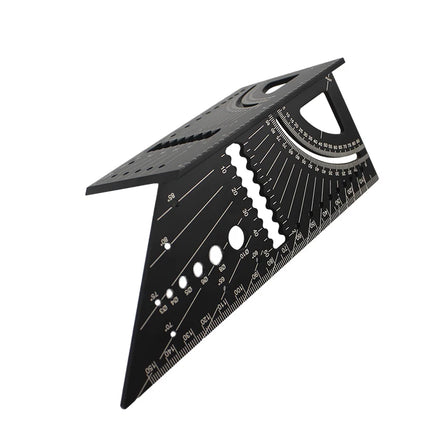 Aluminum Alloy Multi-function 90 And 45 Degree Ruler T-type Combination Ruler Woodworking Angle Ruler
