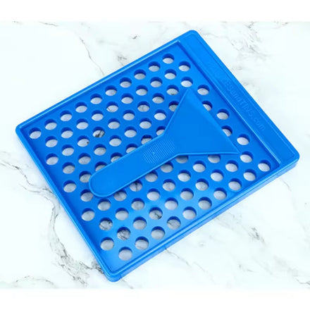 25*21cm DIY Lip Balm Tube Direct Filling Mold Tray for 5g Lip Balm Tube Filling Mouth Wax Tube 1.5cm Hole Plastic Filling Tray