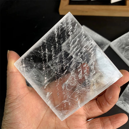 Wholesale Natural Crystal Healing Stones Selenite Square Slab for Decoration