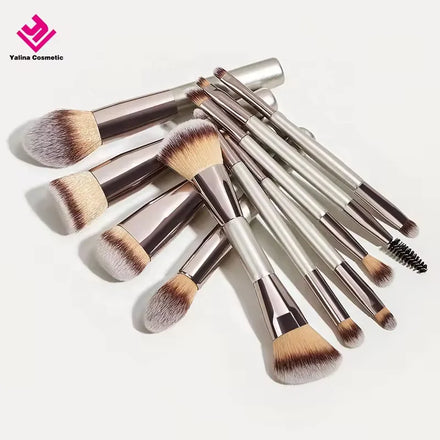 Custom logo Makeup Brushes / Double-end Private Label Makeup Brush Set