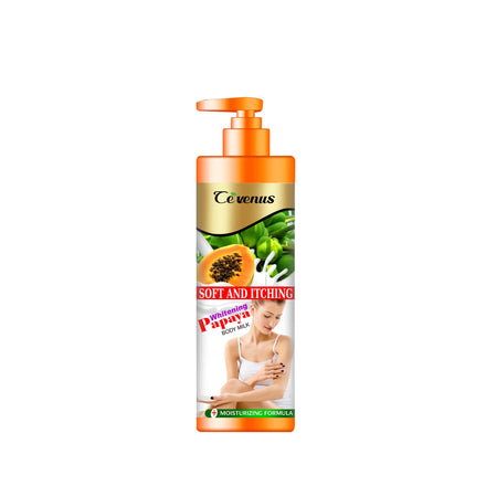 Custom Vegan Skin Brightening Bleaching Whitening Lemon Papaya Body Lotion for Black Skin