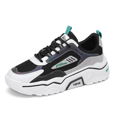 Winter Men's Trendy Breathable Lightweight Mesh Anti-slippery Clunky Sneaker Fashion Teenager Shoes
