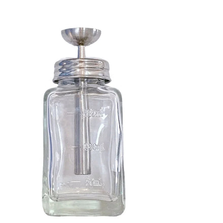 Newly Designed 180ml Nail Polish Remover Pen Press Clean Water Wash Prevent Liquid Reflux Fine Mesh Empty Glass Nail Tools