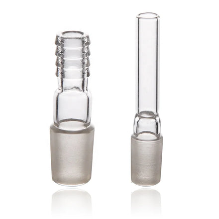 18.8MM/14MM Glass Hose Adapter for Hookah & Shisha Smoking Tools Free Type Mirror Technics