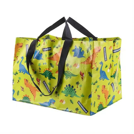 Promotional Custom Eco-friendly Recycled New Design Large Capacity Durable Foldable Laminated PP Woven Shopping Bag