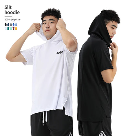 Quick Drying Sweat Absorption Joggers Gym Fitness Oversized Sports T-shirt Men's Hoodies & Sweatshirts Training Wear