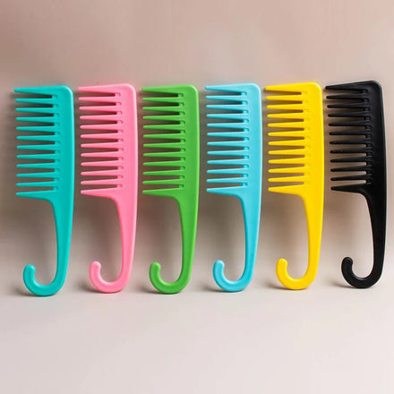 Women Detangler Comb for Detangling Wig Premium Detangling Wigs and Wet Curly Hair Large Wide Tooth Combs With Hook