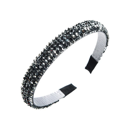 Wholesale Korean Crystal Rhinestone Headband for Women New Fashion Slim Hairband