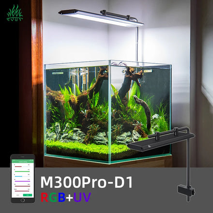 WEEKAQUA M300D1 PRO Hot Sale RGB+UVA Nano Aquascape Aquarium Light Aquatic Planted Light Intelligent Led Aquarium Light
