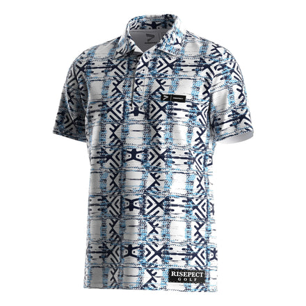 Hot Sale Men's Golf Polo Shirt 3/4 Button-Down Short Sleeve Polyester Jersey Quick Dry and Anti-Wrinkle Customizable