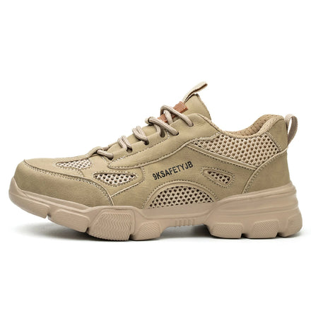AMAWEI 261 Safety Shoes Men Women Work Sneakers Steel Toe Shoes Safety Lightweight
