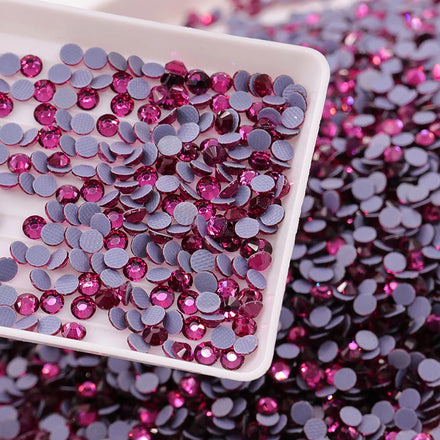 JC Crystal Multicolor SS12/16/30 Crystal Hotfix Rhinestones for Dress Wholesale Crystal ab Flatback Hotfix Rhinestones in Bulk