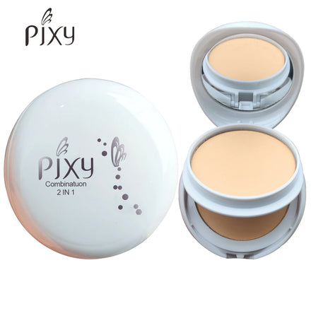 PIXY Private logo Wholesale Beauty Makeup Waterproof Long Lasting Matte Double Layer Powder Compact Powder in Stock