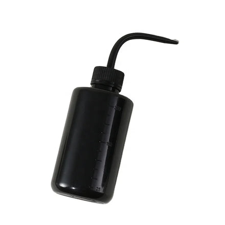 250ml Black Rinse Cleaning Needle Tip Bottle Nozzle Plastic Oiler for Oil and Water Versatile Plastic Bottles
